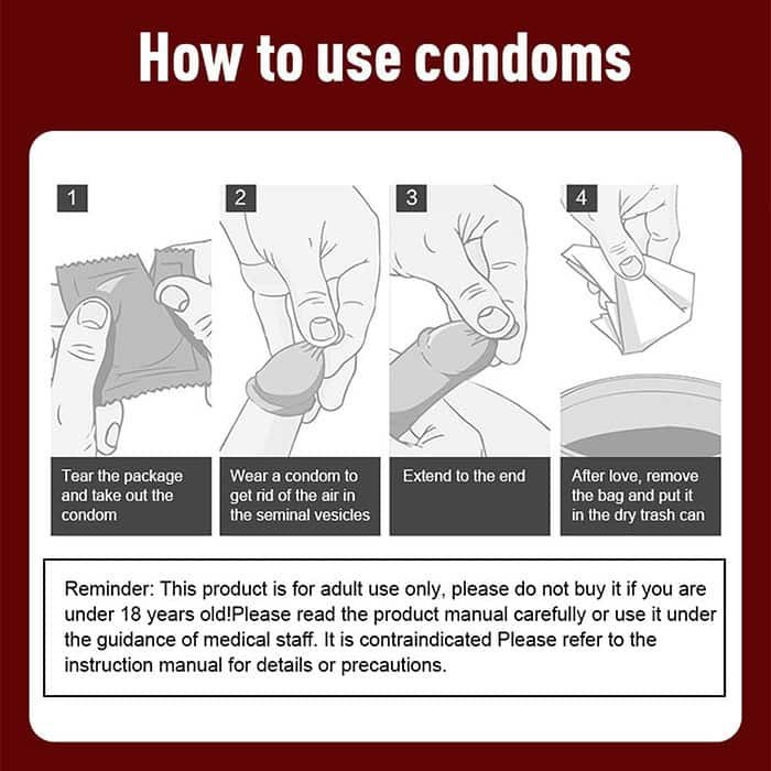 07df482d0a6ec725 GJG 001 Series Ultra-Thin Zero Distance Natural Latex Rubber Condoms 3PCS - Image 9