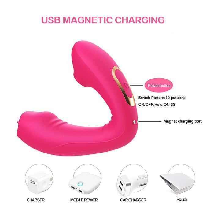 G-Spot Vibrator Tongue Licker - Image 20