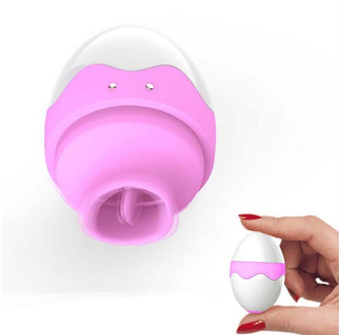 7 Speed Tongue Vaginal Egg Clitoral Stimulator Vibrator - Image 5