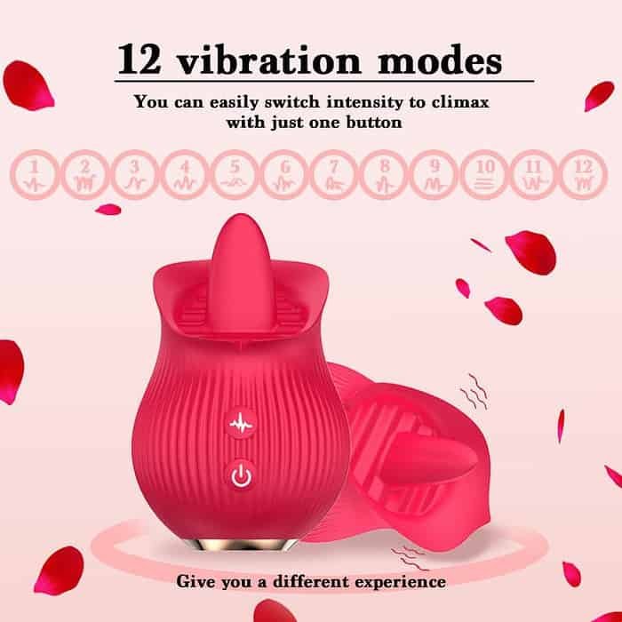 12 Frequency Clitoral Sucking Rose Vibrator - Image 15