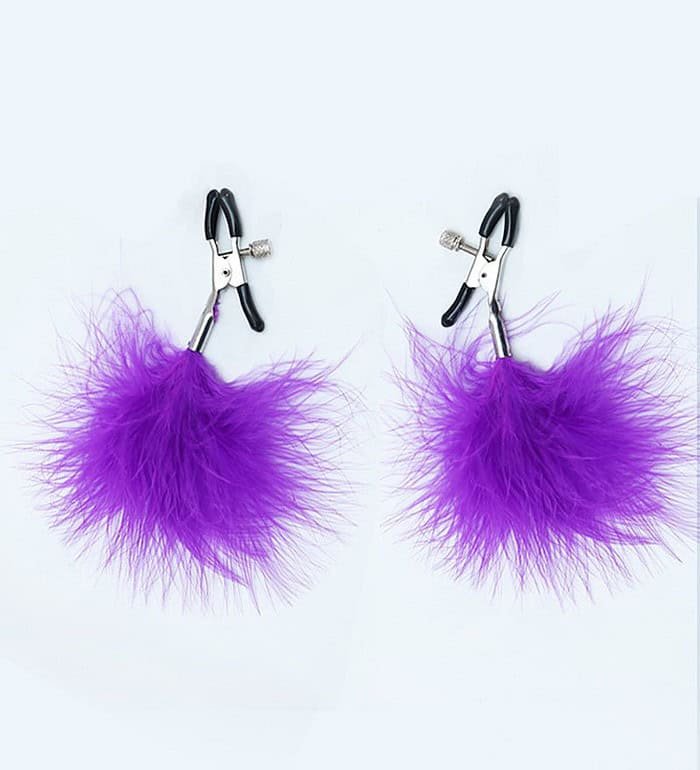 Sexy Feather Nipple Breast Clamp - Image 5