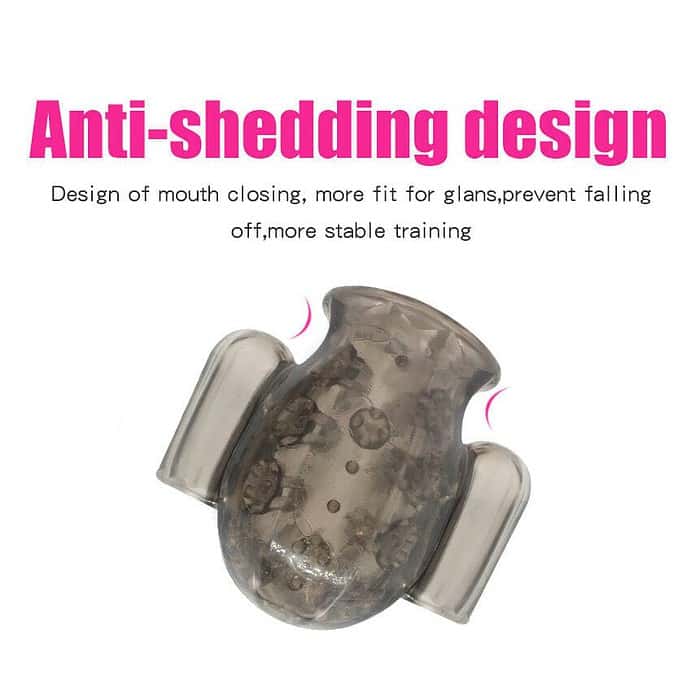 12 Speed USB Rechargeable Glans Trainer Vibrator Cock Ring Delay Ejaculation - Image 7