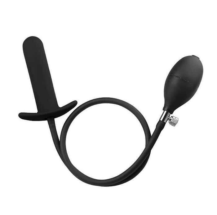 Black Inflatable Anal Butt Plug Dildo - Image 7