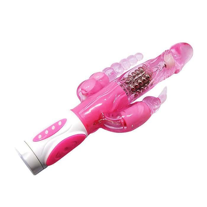 12 Speed Double Ended Rabbit Vibrator Dildo - Image 4
