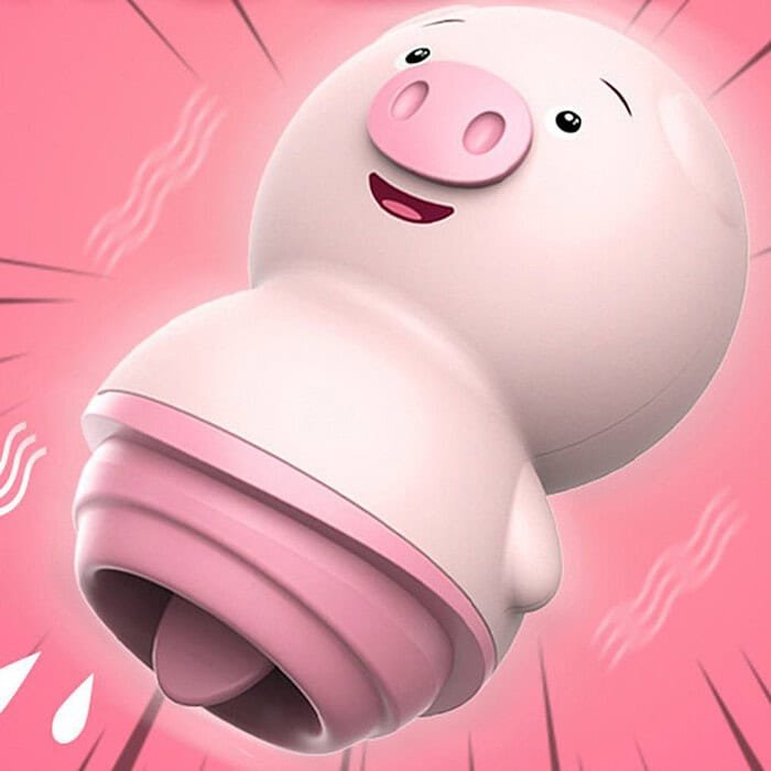 Tongue Licking Pig Vibrator Clitoris Masturbation Egg - Image 4