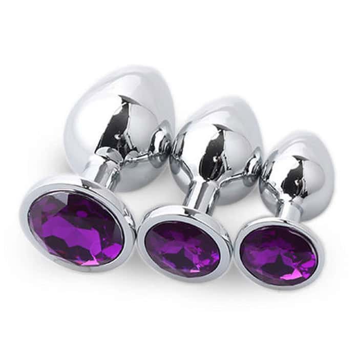 Anal Plugs Stainless Steel Metal Butt Plug (M) - Image 3