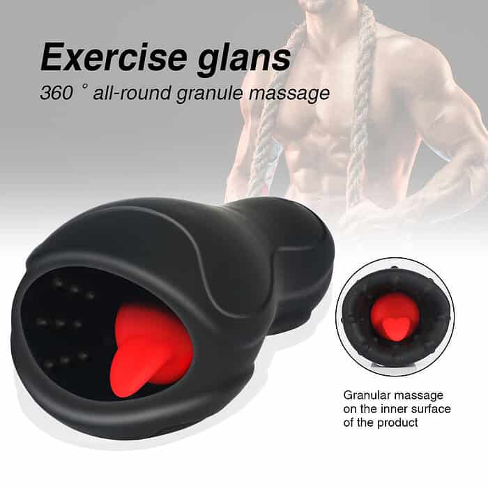 Tongue lick tongue lift trainer Penis exercise masturbator - Image 6