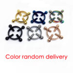 A pair of adjustable stainless steel milk rings - Image 3