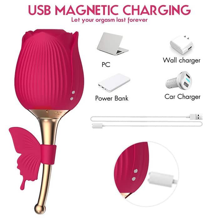 Rose Clitoral Sucking Vibrators - Image 4