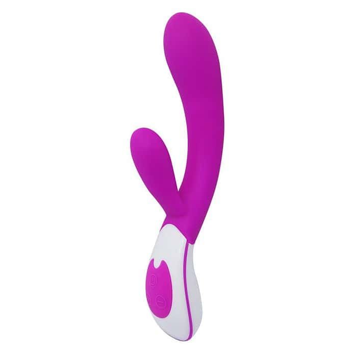 12 Speed USB Rechargeable Vibrator In Purple - Image 2