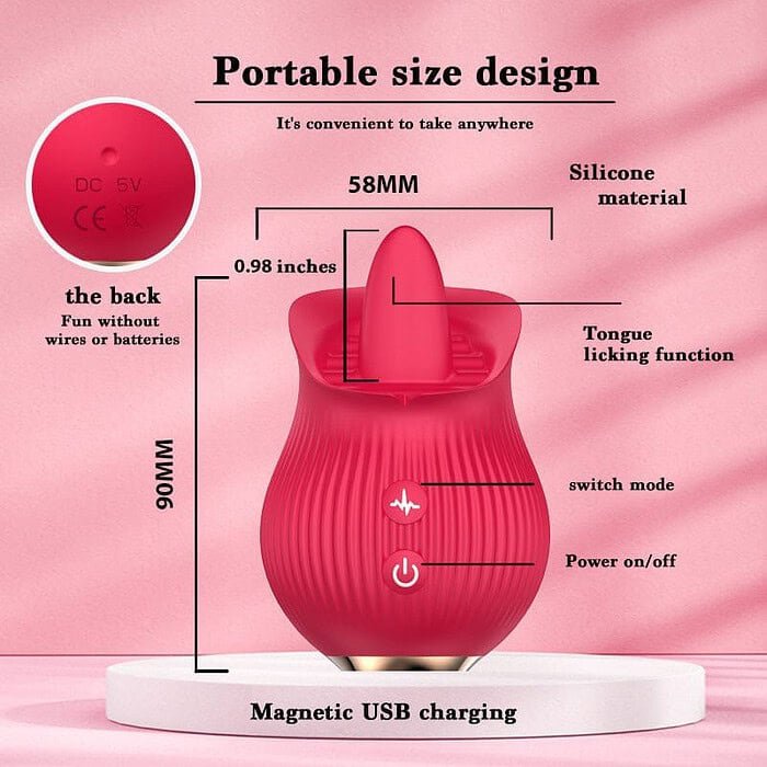 12 Frequency Clitoral Sucking Rose Vibrator - Image 20