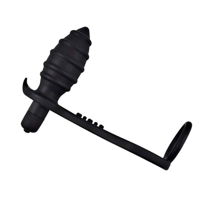 G-spot Prostate Massage Butt Plug Cock Ring - Image 2