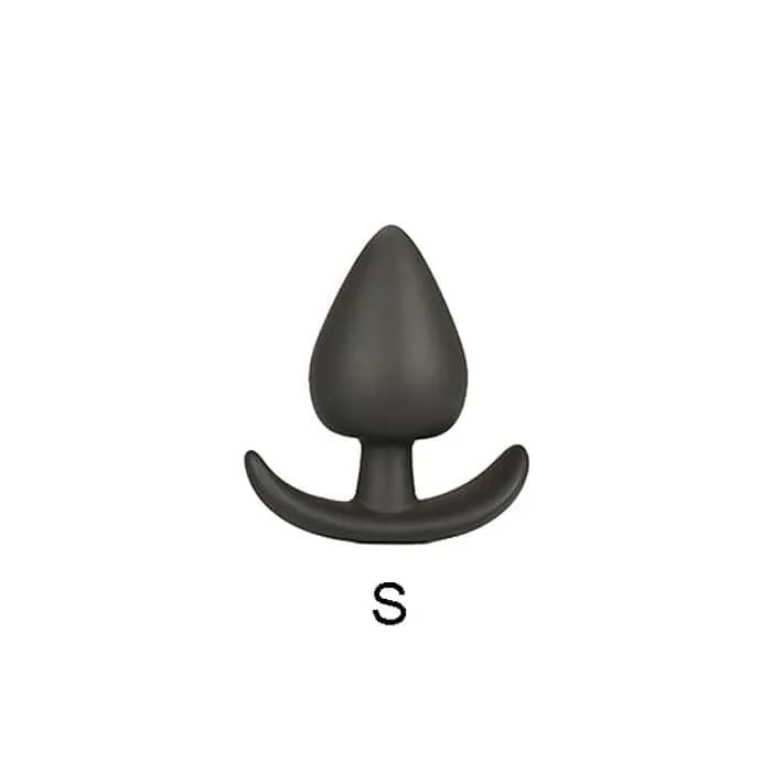 MALE GAY BLACK Silicone Butt Anal Plug - Image 9