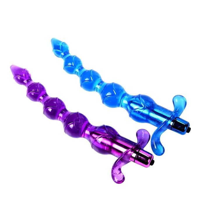 Vibrating Anal Butt Plug Beads Dildo Vibrator - Image 6