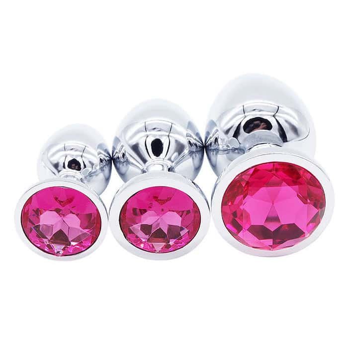 Anal Plugs Stainless Steel Metal Anal Butt Plug (L) - Image 2