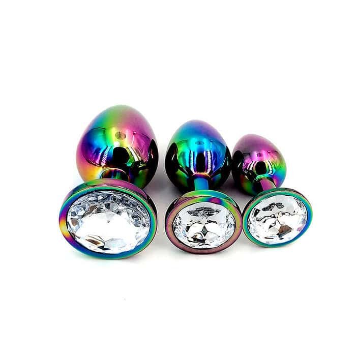 3pcs Colorful  Anal Plug Set - Image 13