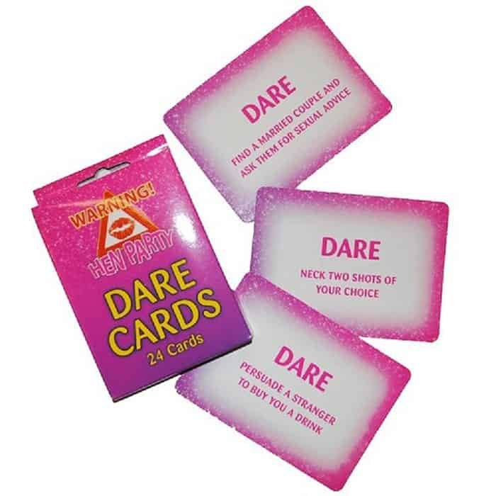 Hen Party Bachelorette Party Dare Cards - Image 2