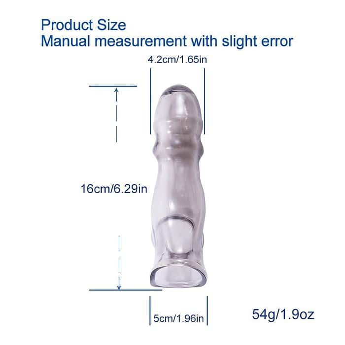 Male Penis Extension Crystal Condom - Image 2