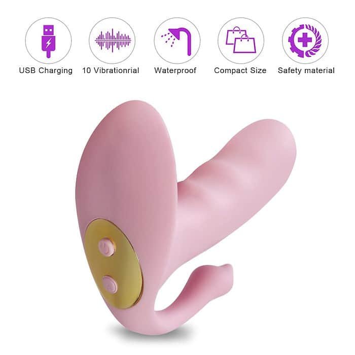 10 Speed Remote Silicone Wearable Vibrators - Image 8