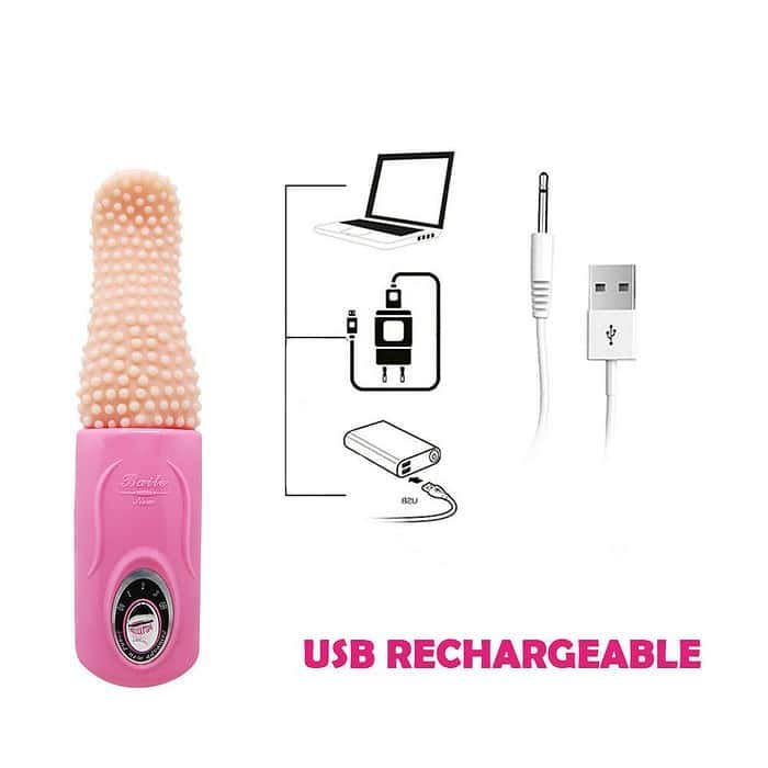 Multi-Speed Tongue Vibrator Vibrating Bullet Egg G-Spot Massager Adult Sex Toys - Image 16