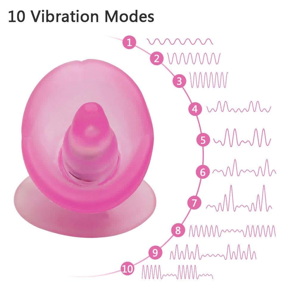 Suction Cup Tongue Vibrator Pussy Massager