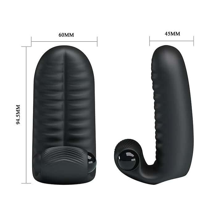 Finger Vibrator In Black - Image 6