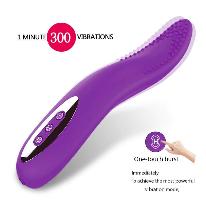 Tongue Licking Vibrator 12 Speed Vagina Oral Sex Toys Vibrating Dildo 