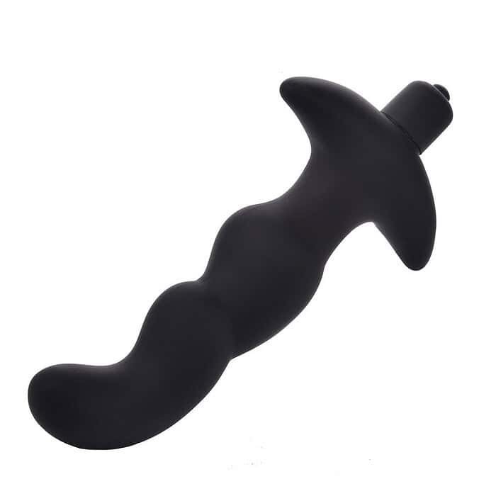 Silicone Vibrating Anal Butt Beads Plug - Image 5