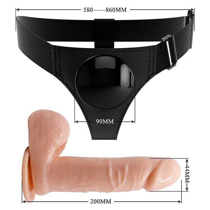 Strap-On Harness Kit with 7.4 Inch Dildo - Image 4