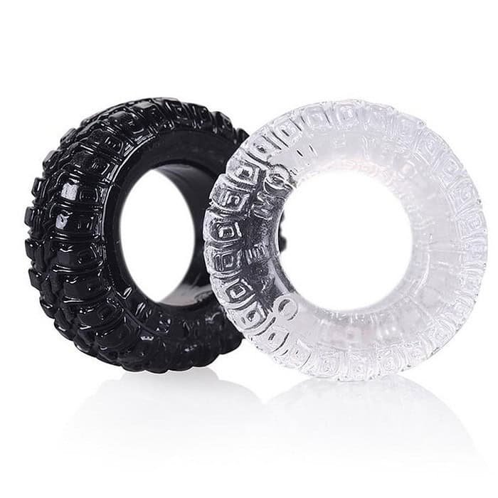 Tire Type Silicone Delay Ejaculation Cock Ring - Image 7
