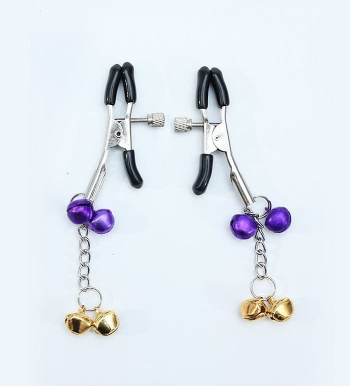 Four Bell Metal Nipple Breast Clamp - Image 3