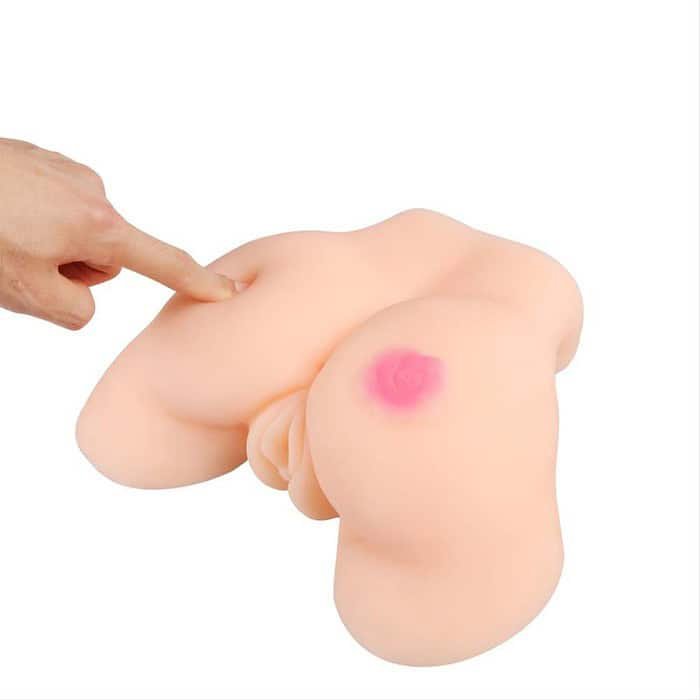 Male Masturbator Lifelike Vagina Pussy Flesh Light Doll Realistic Butts - Image 6