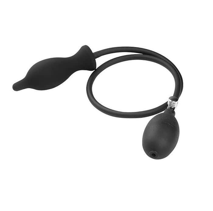 Black Inflatable Anal Butt Plug Dildo - Image 5