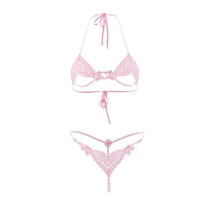 359b660fba1a1693 Pink heart-shaped bra - Image 3