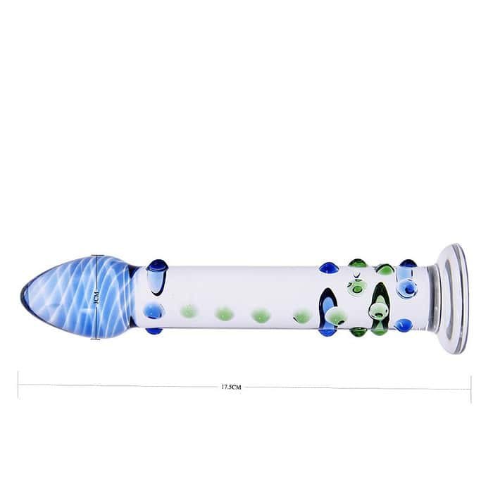 G-Spot Glass Large  Dildo Butt Plug - Image 3