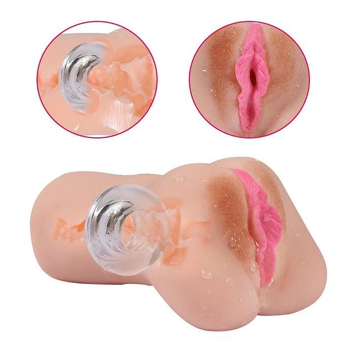 Male Masturbation Cup Realistic Vagina FleshLight Pussy - Image 2