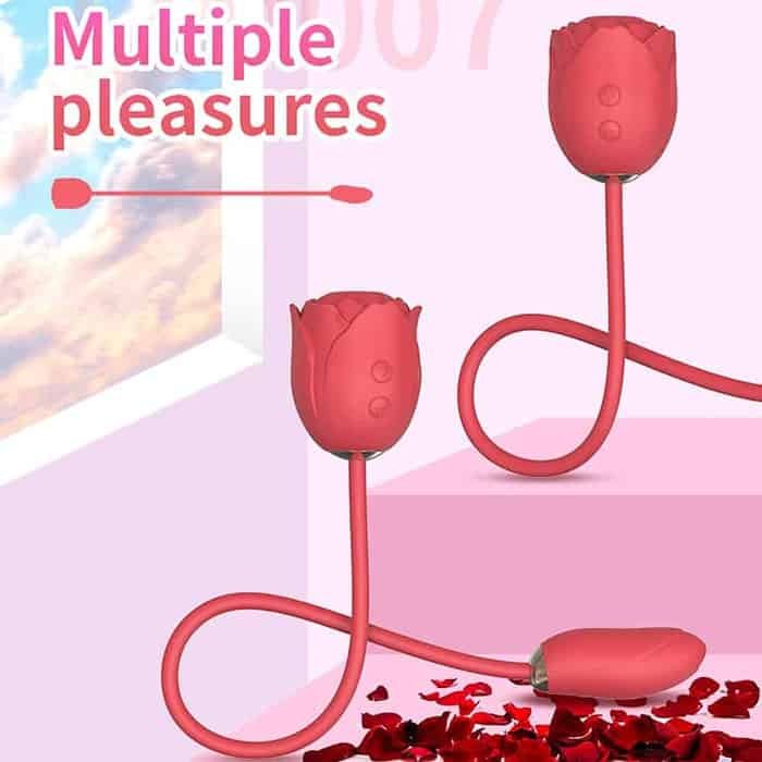 10 Speed Rose Clitoral Sucking Vibrator - Image 2