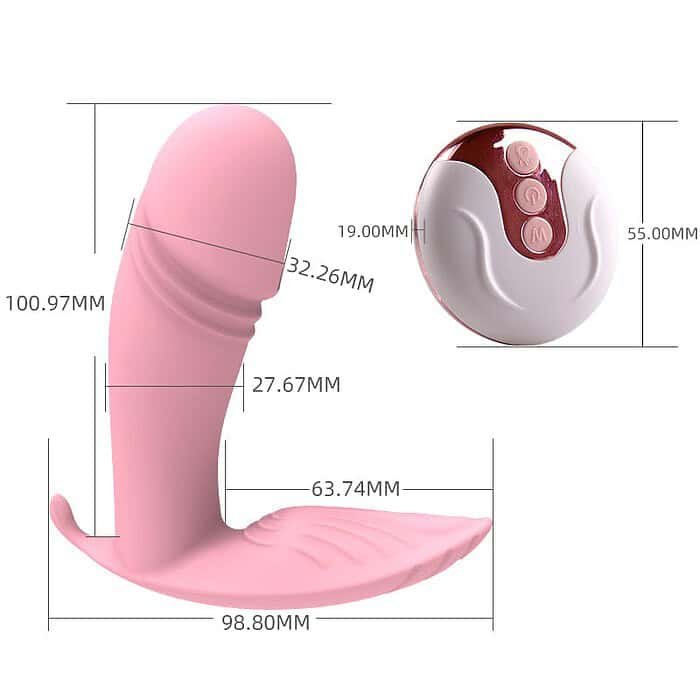 12 Speed Silicone Strap-on Vibrator - Image 12