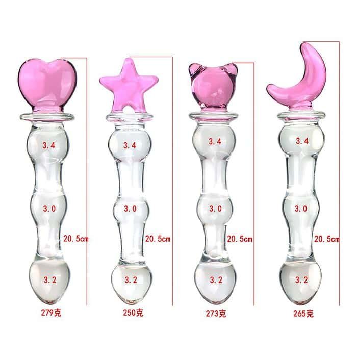 Large Size Glass Dildo Anal Butt Plug - Image 6