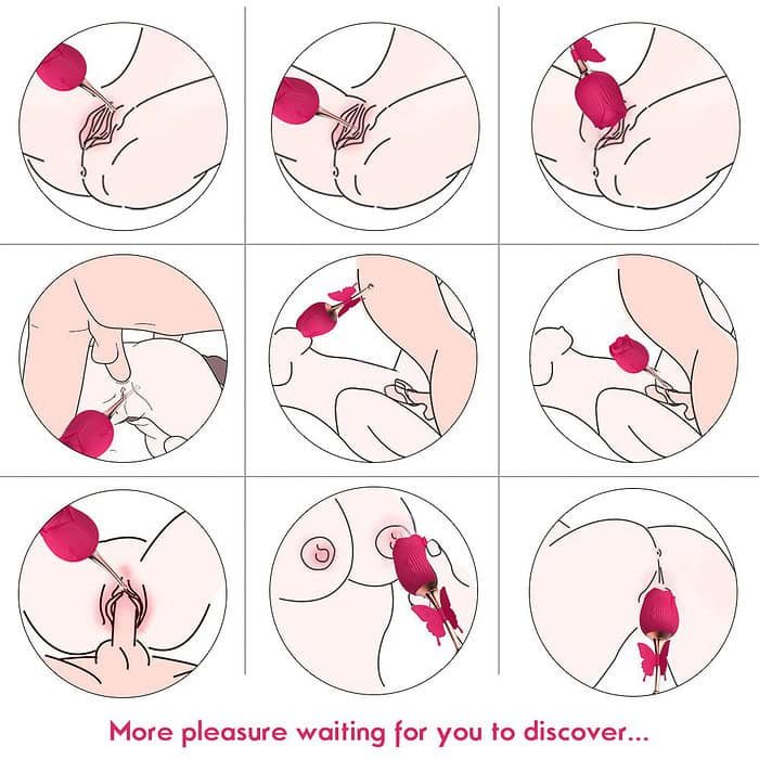 Rose Clitoral Sucking Vibrators - Image 3