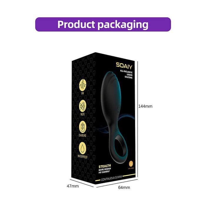 10 Speed USB Rechargeable Vibrating Cock Ring - Image 2