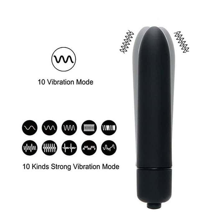 10 Speed Vibrator Anal Plug Beads Dildo G-Spot Silicone Suction Cup Sex Toy - Image 5
