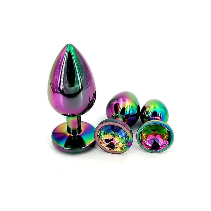 3pcs Colorful  Anal Plug Set - Image 29