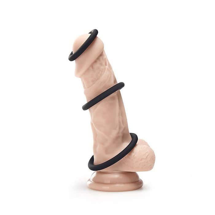 Silicone Penis Ring Triple Cock Ring - Image 2