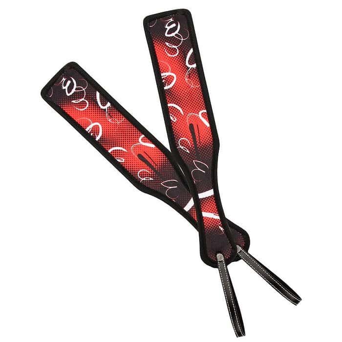Spanking Paddle Faux Leather Spanker Flogger Whip Cane - Image 3