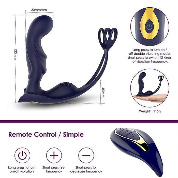 The Samurai Blue Prostate Massager - Image 3