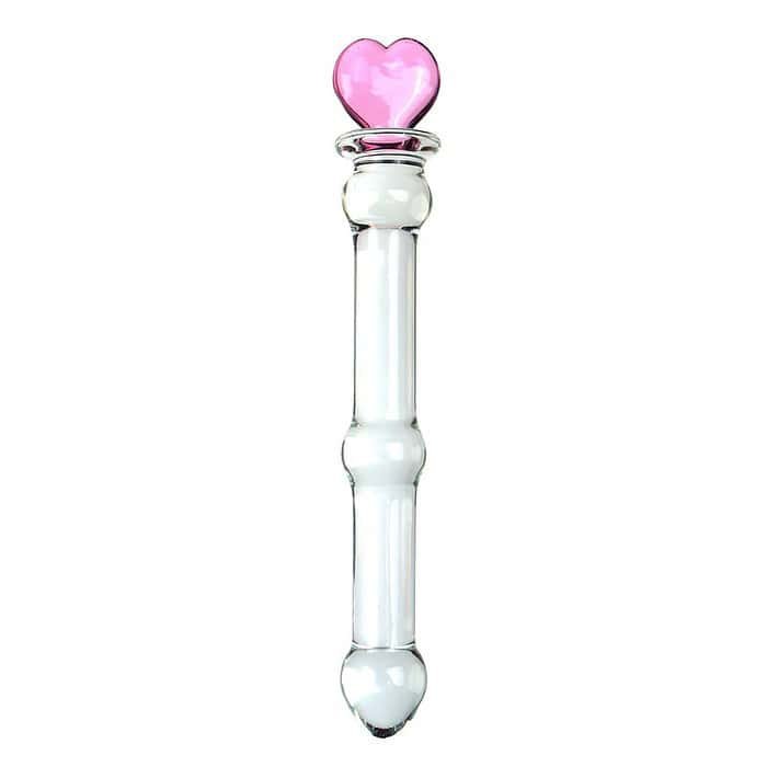 Small Size Glass Dildo Anal Butt Plug - Image 2