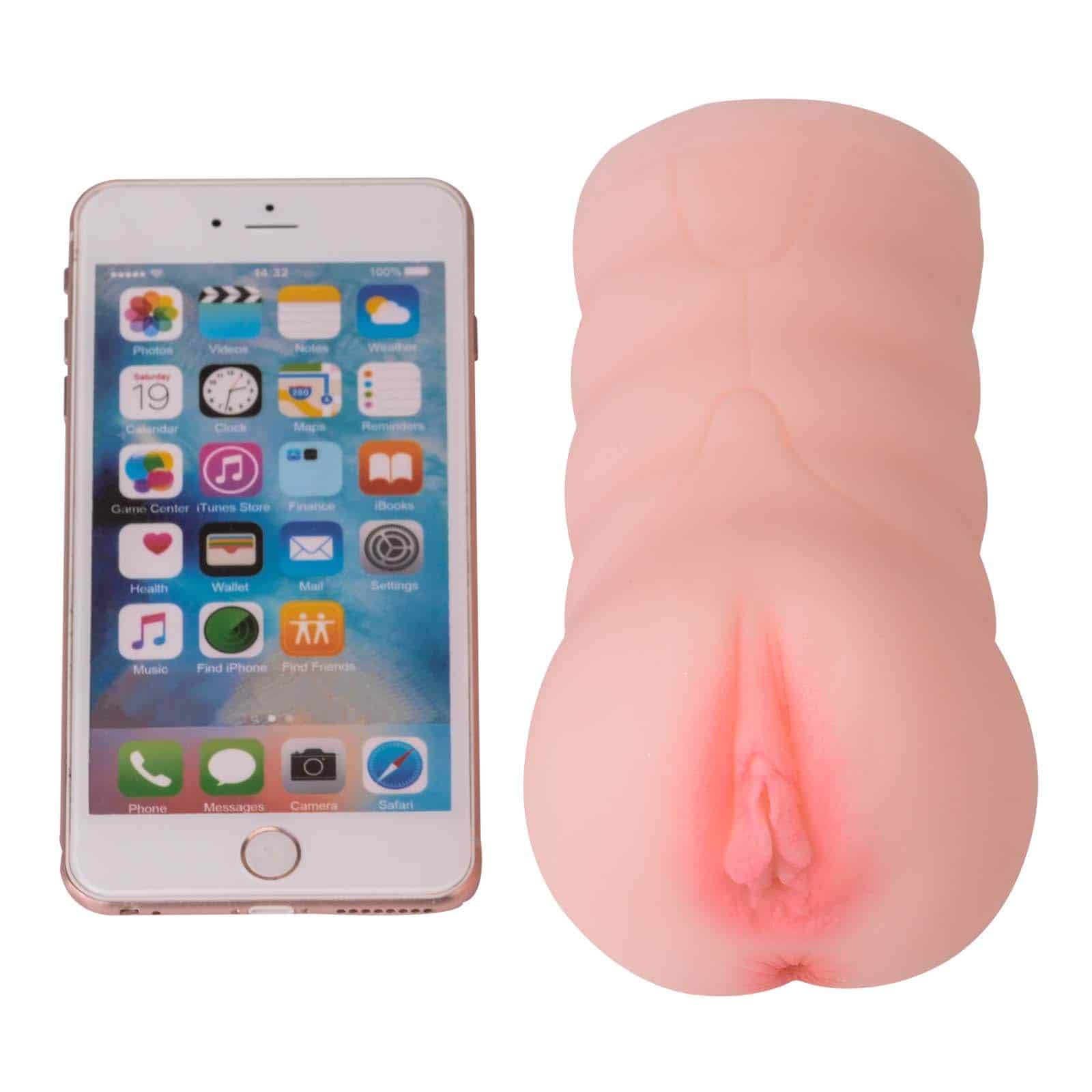 Double Holes Realistic Vagina Masturbator Pocket Pussy