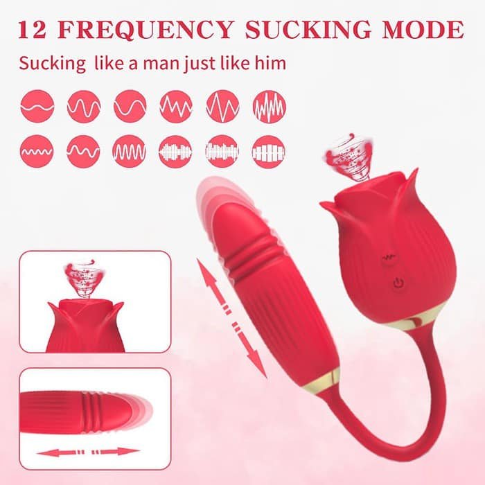 Rose Clitoral Sucking Jump Egg - Image 9