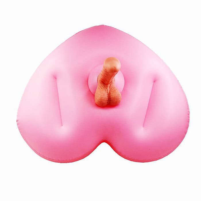 Sit And Ride Inflatable heart Seat With Vibrating Dildo - Image 5